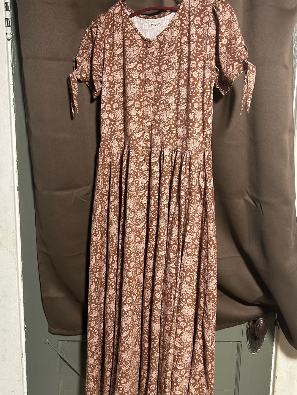 Hazellace Hearthside SCD 12/14 girls dress Maxi cotton bohemian/cottagecore cute